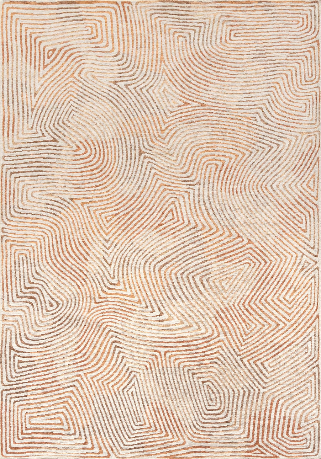 Louis de Poortere Meditation Coral 9800 Indian Sand vloerkleed