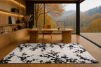Louis de Poortere Sakura 9835 Night Snow vloerkleed in interieur