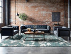 Louis de Poortere Sakura 9850 Lake Blue vloerkleed in interieur