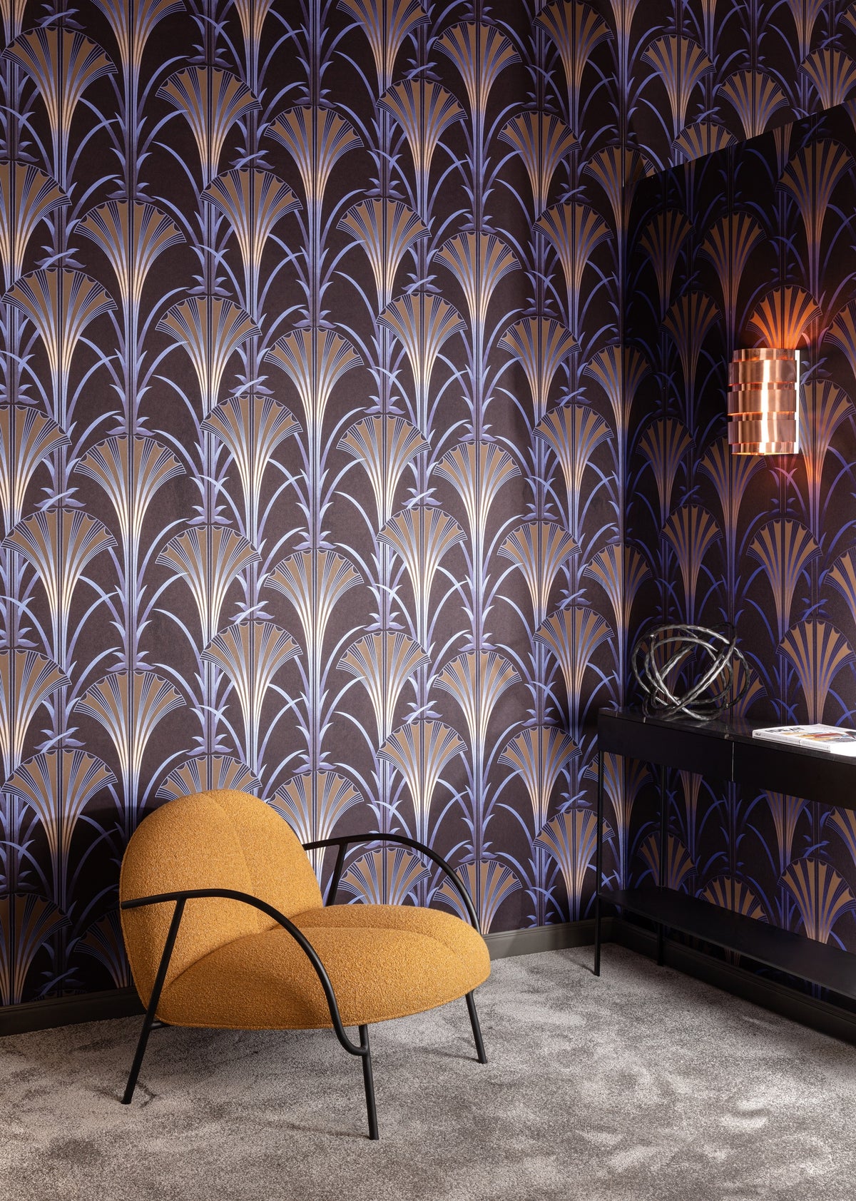 Masureel behang Grada Amparo in interieur