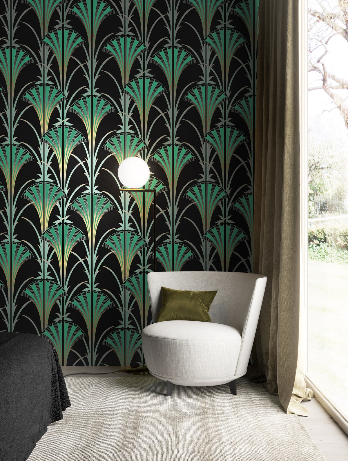 Masureel behang Grada Amazon in interieur