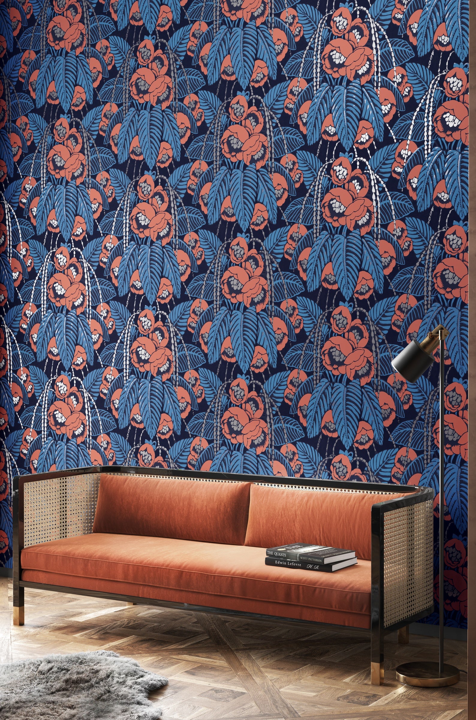 Masureel behang Gladis Imperial in interieur