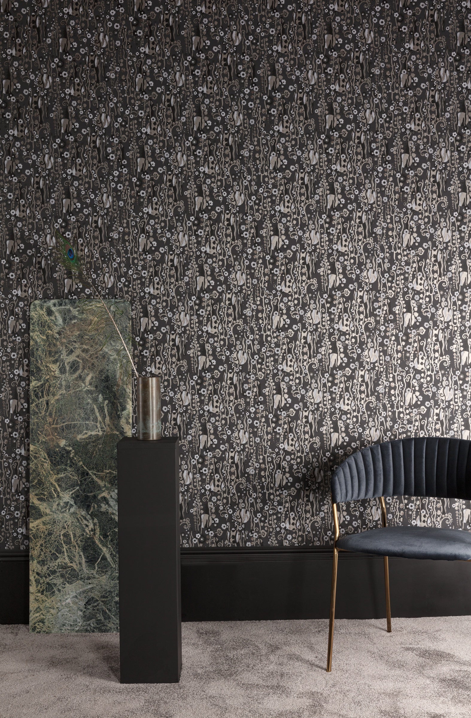 Masureel behang Mildred Eclipse in interieur