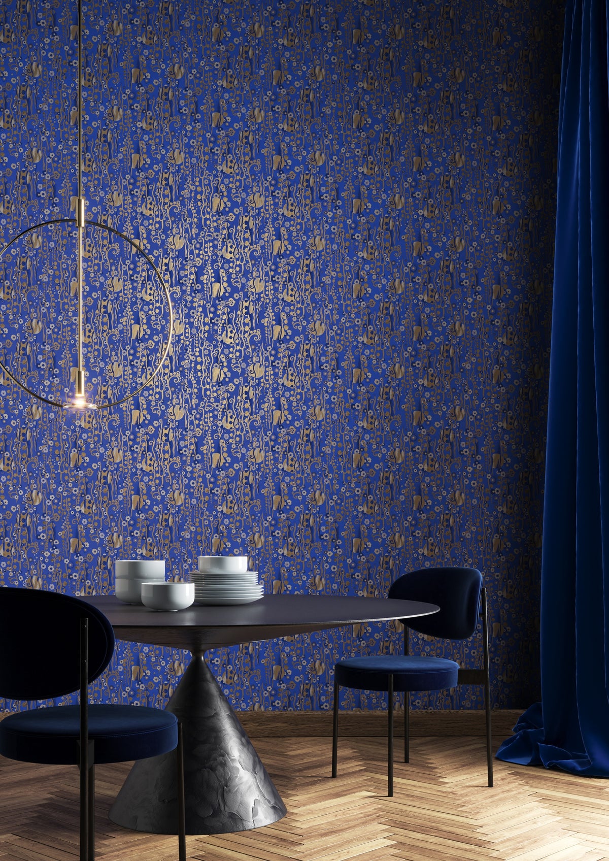 Masureel behang Mildred Amparo in interieur