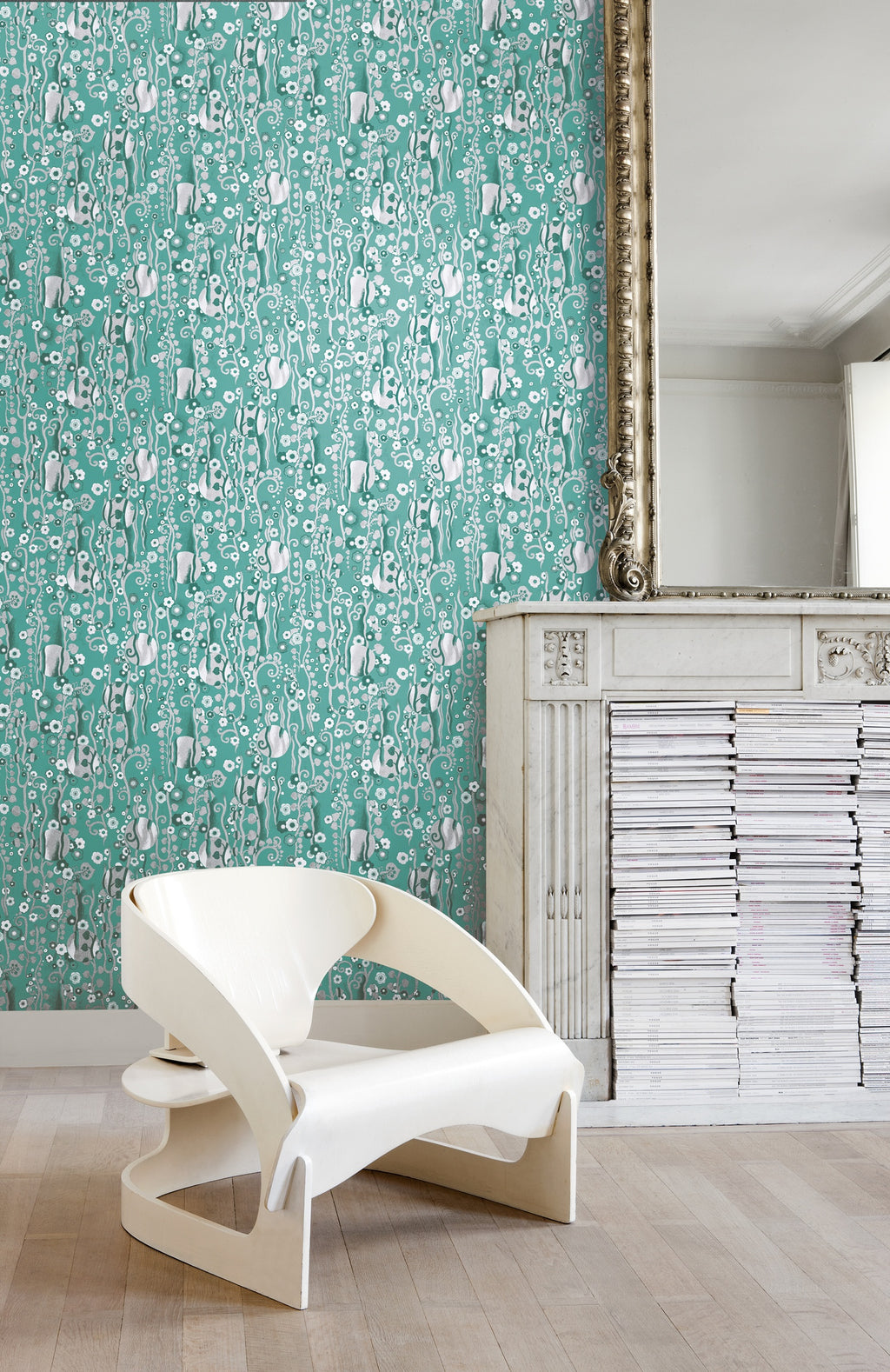 Masureel behang Mildred Nile in interieur