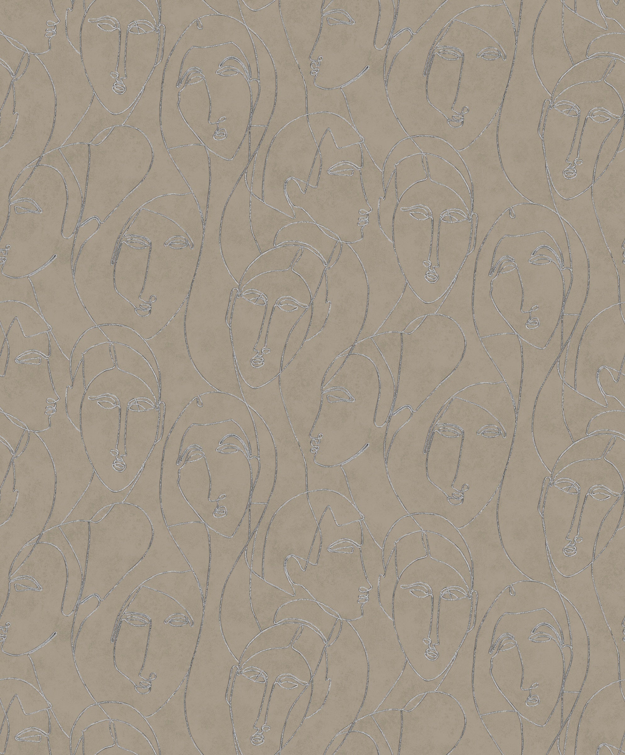 Masureel behang Nefertiti Taupe