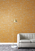 Masureel behang Nefertiti Gold in interieur