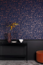 Masureel behang Nefertiti Imperial in interieur