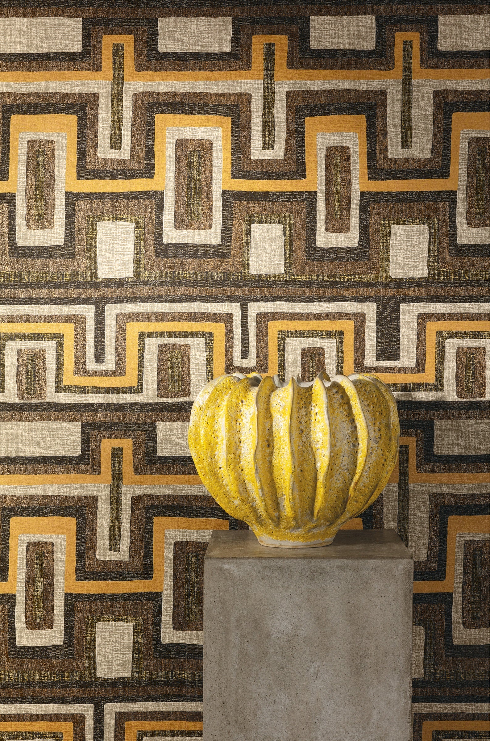 Masureel behang Morelos Sun in interieur