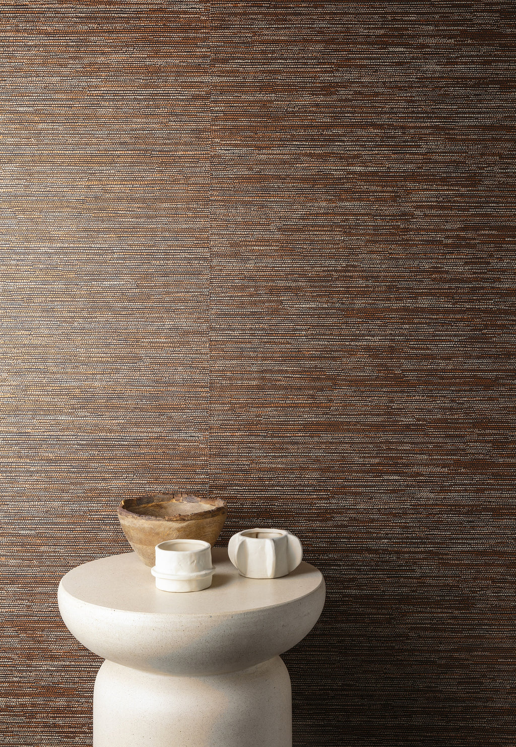 Masureel behang Texere Russet in interieur