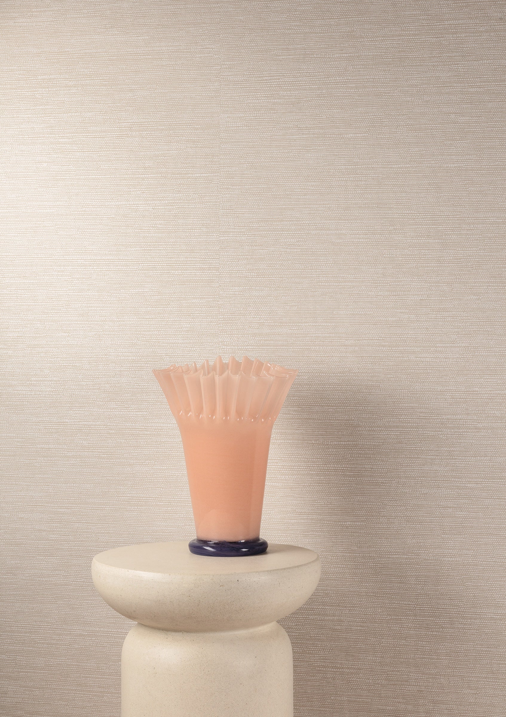 Masureel behang Texere Ivory in interieur