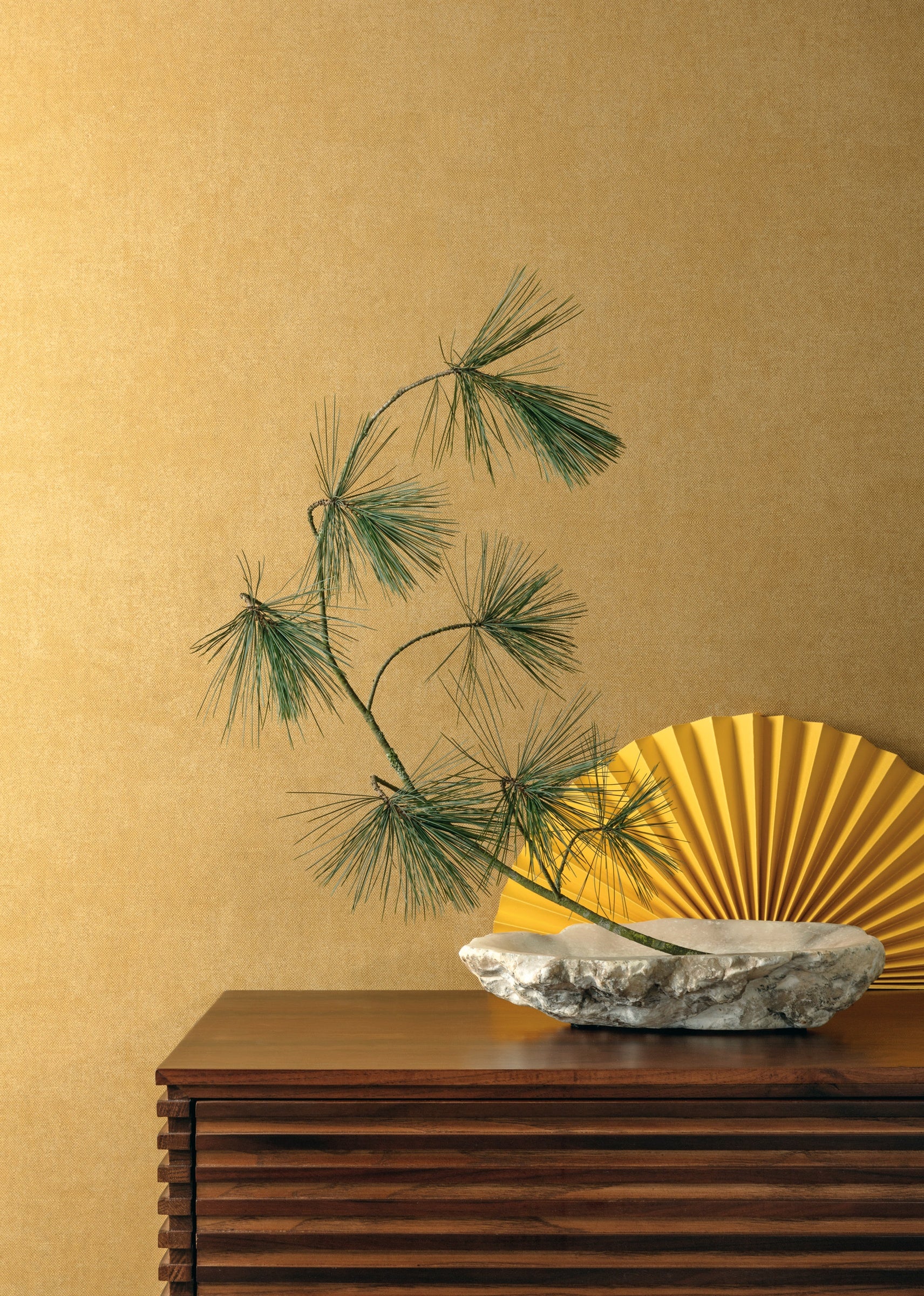 Masureel behang Lys Curry in interieur