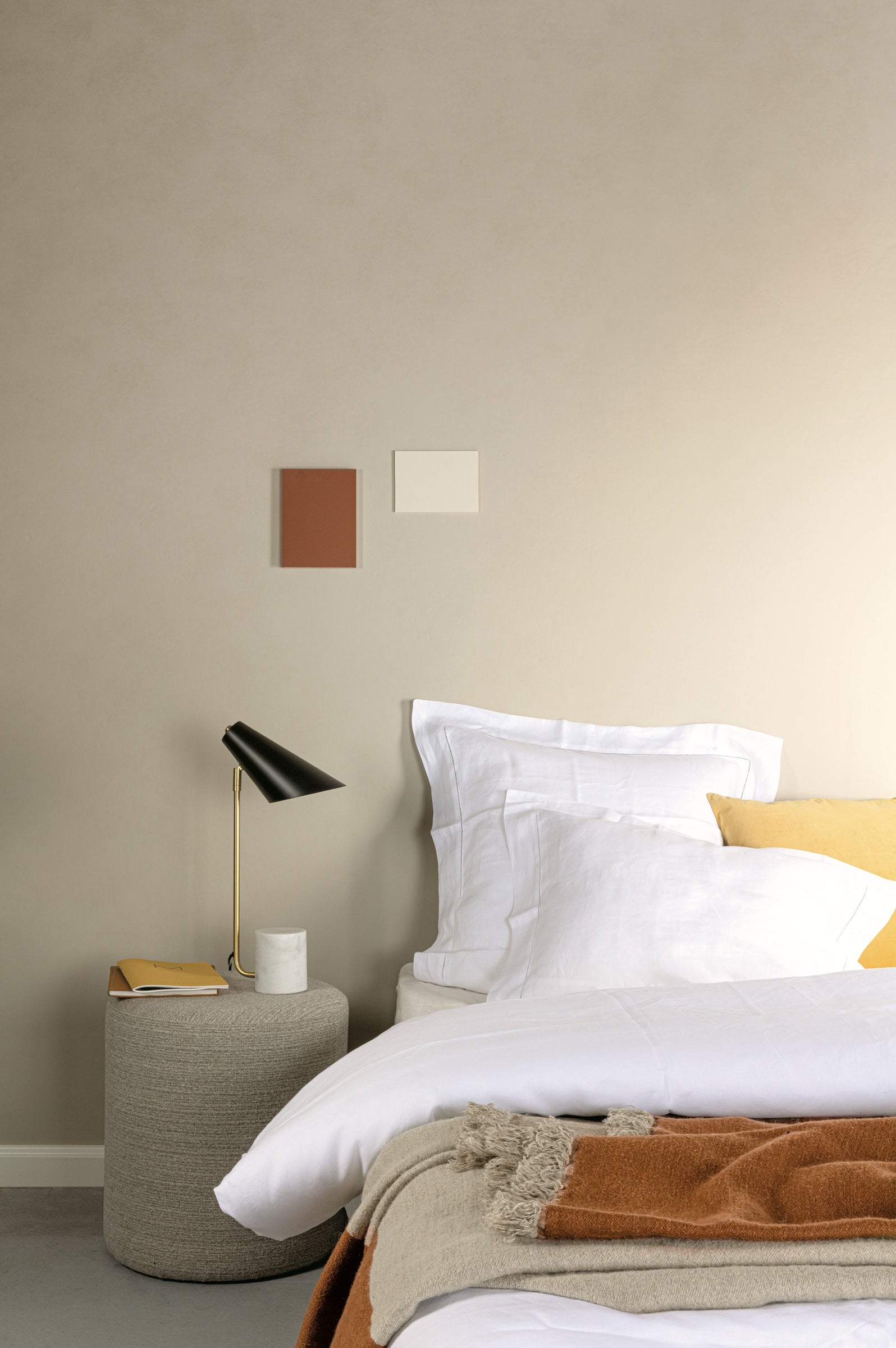 Masureel behang Color Cement in interieur