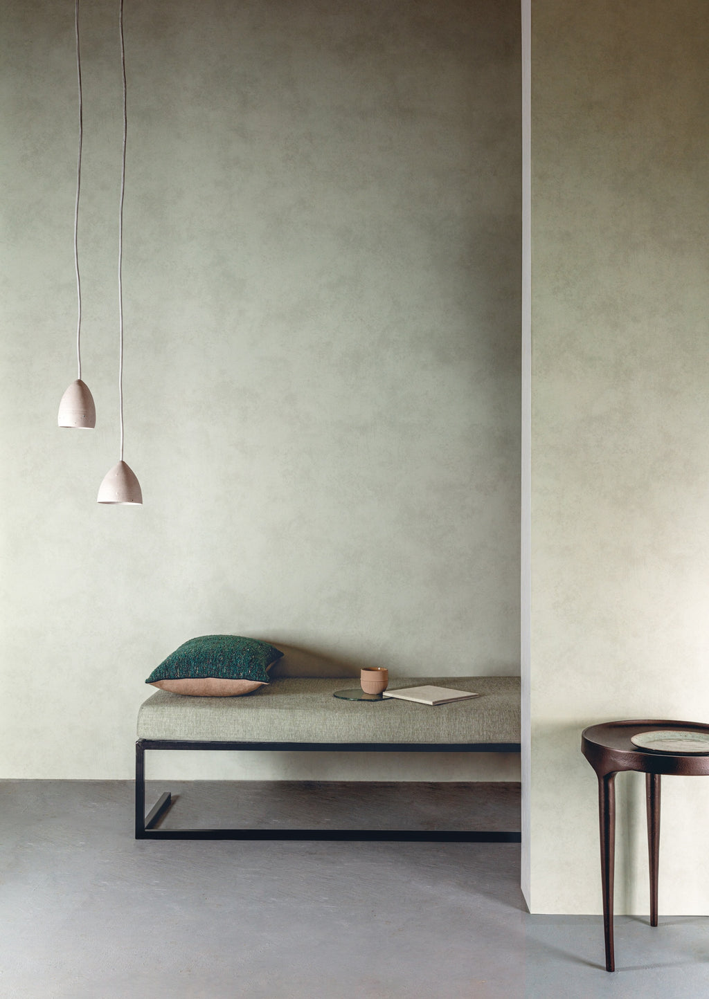 Masureel behang Color Moss in interieur