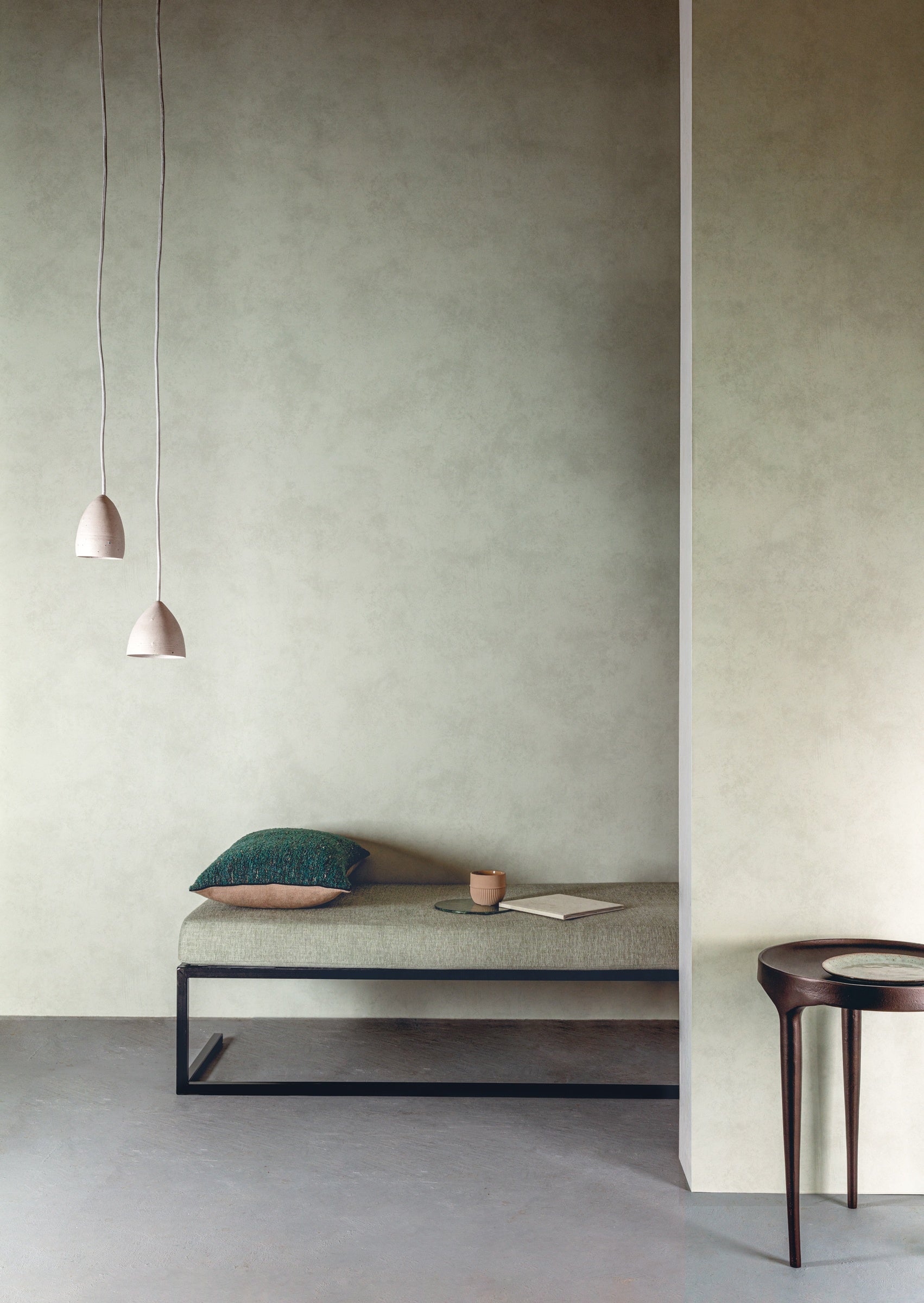 Masureel behang Color Moss in interieur