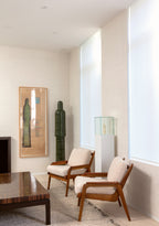 Masureel behang Cocoon White in interieur