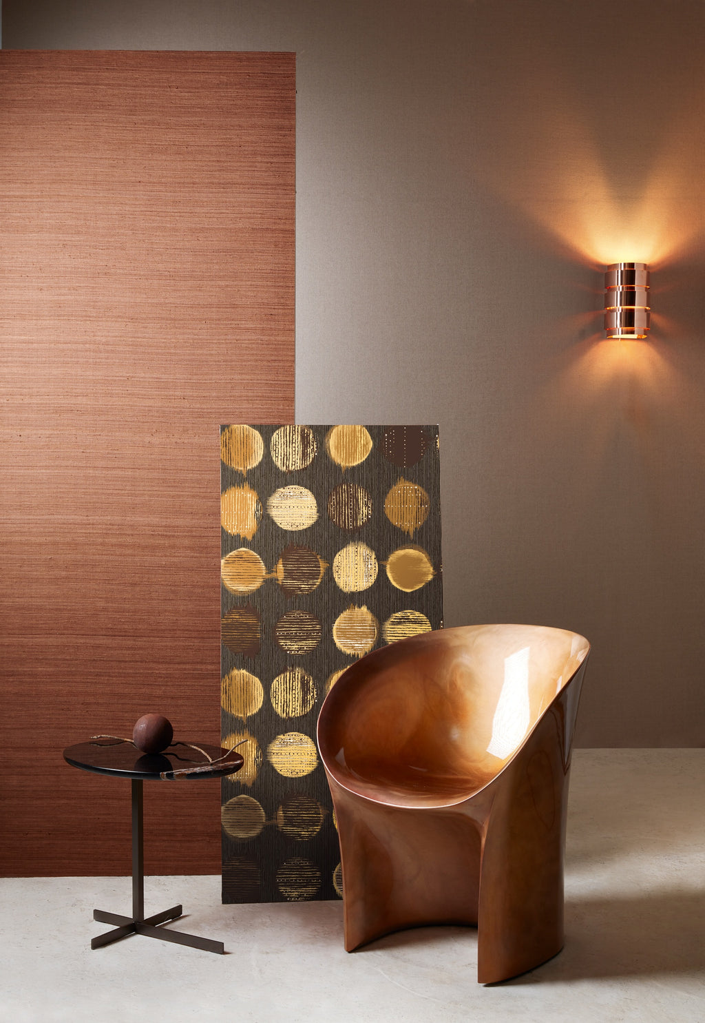 Masureel behang Cocoon Farro in interieur