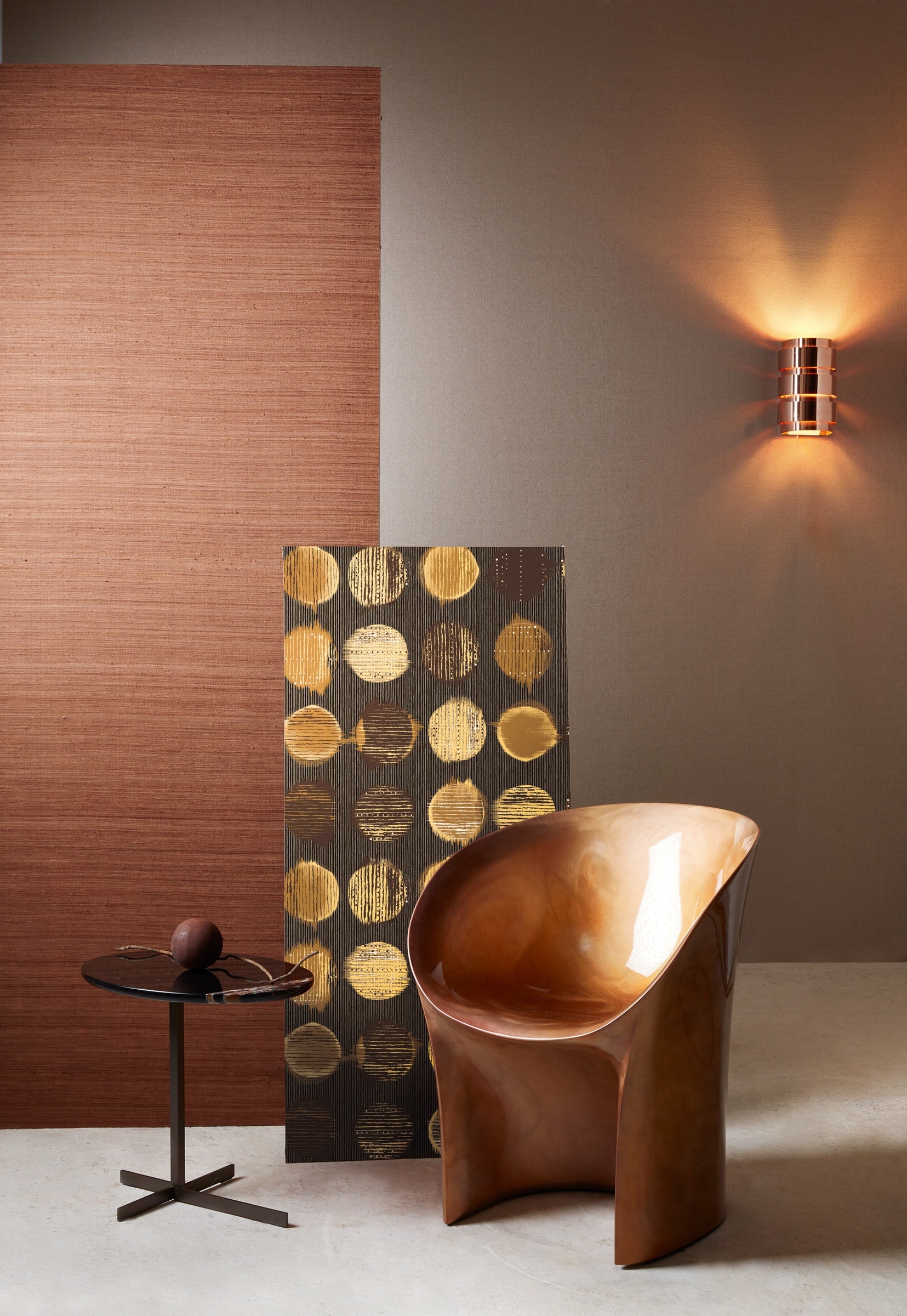 Masureel behang Cocoon Farro in interieur