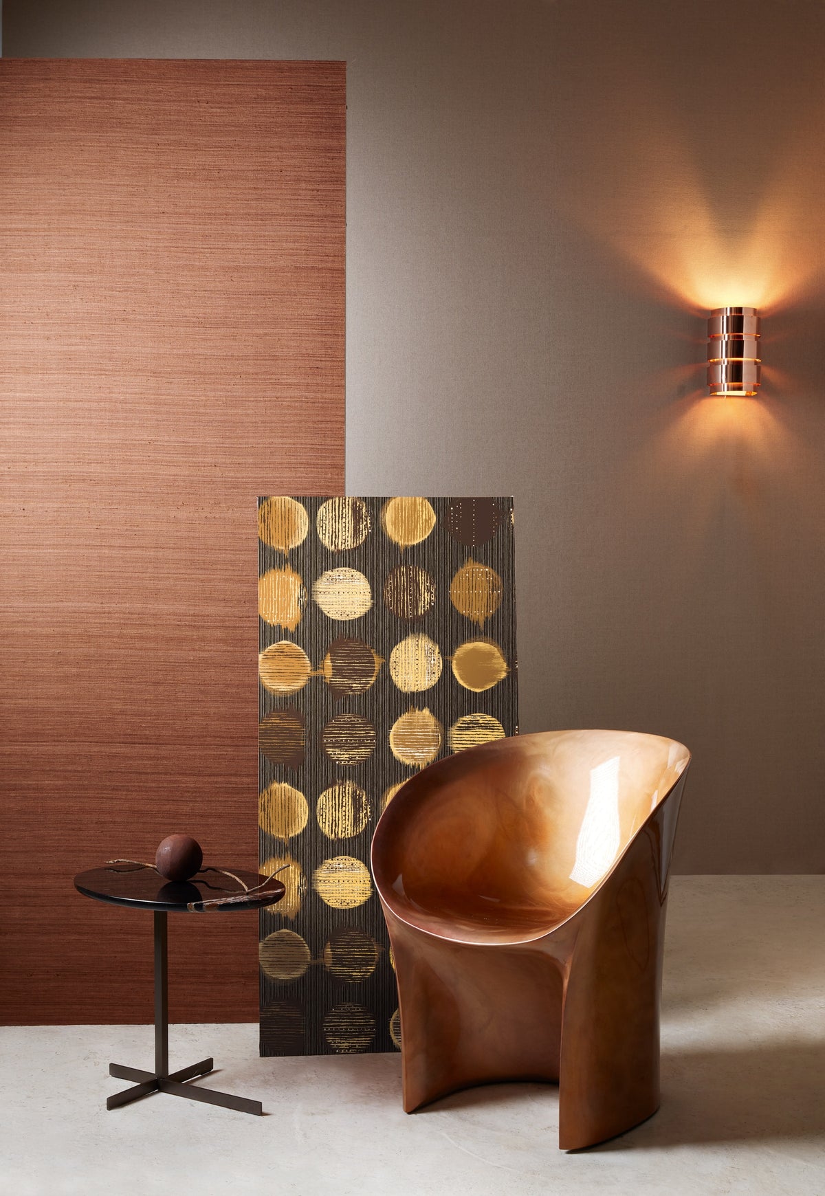 Masureel behang Cocoon Farro in interieur