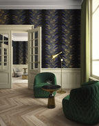 Masureel behang Verdura Peacock in interieur