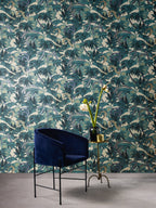 Masureel behang Equator Jungle in interieur