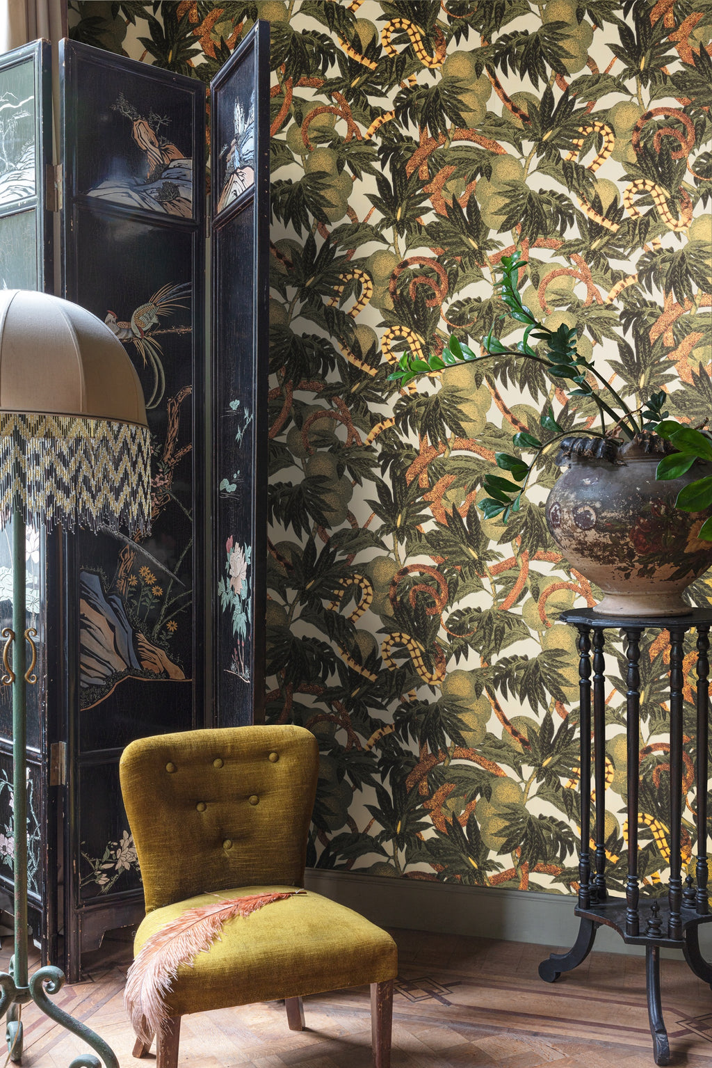Masureel behang in interieur