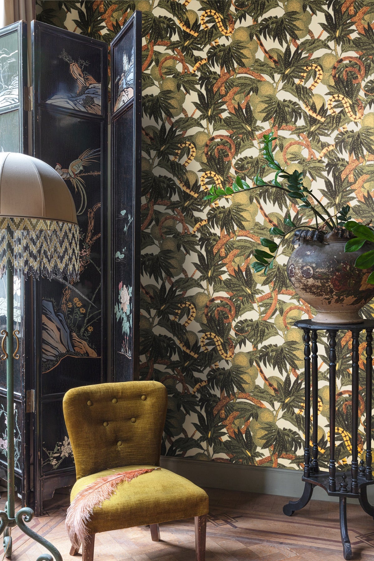 Masureel behang in interieur