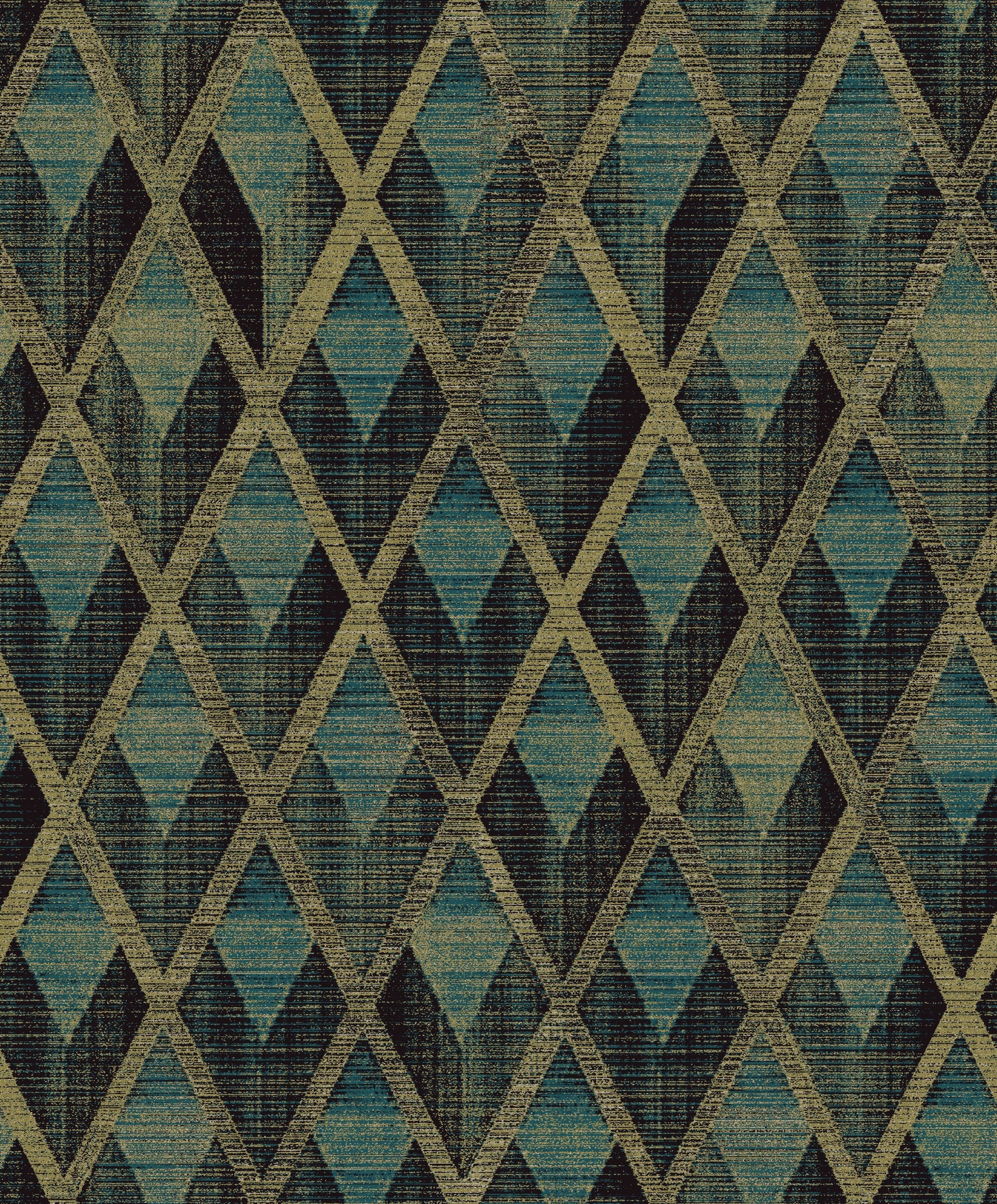 Masureel behang Facet Aqua