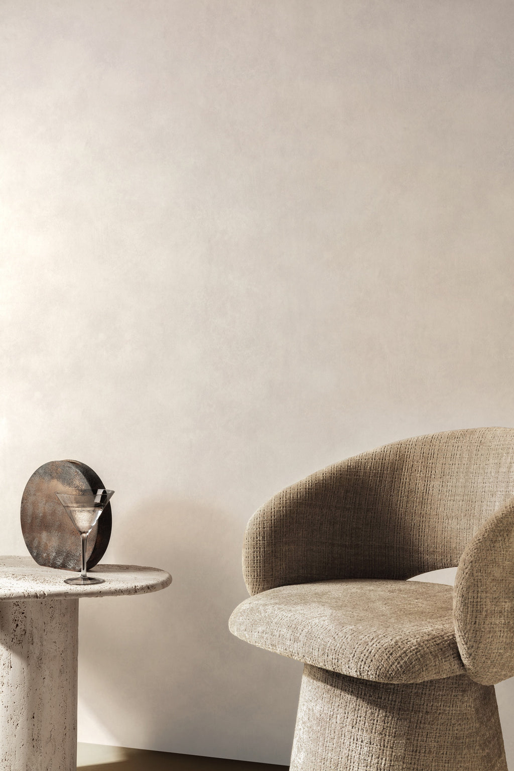 Masureel behang Calce Linen in interieur