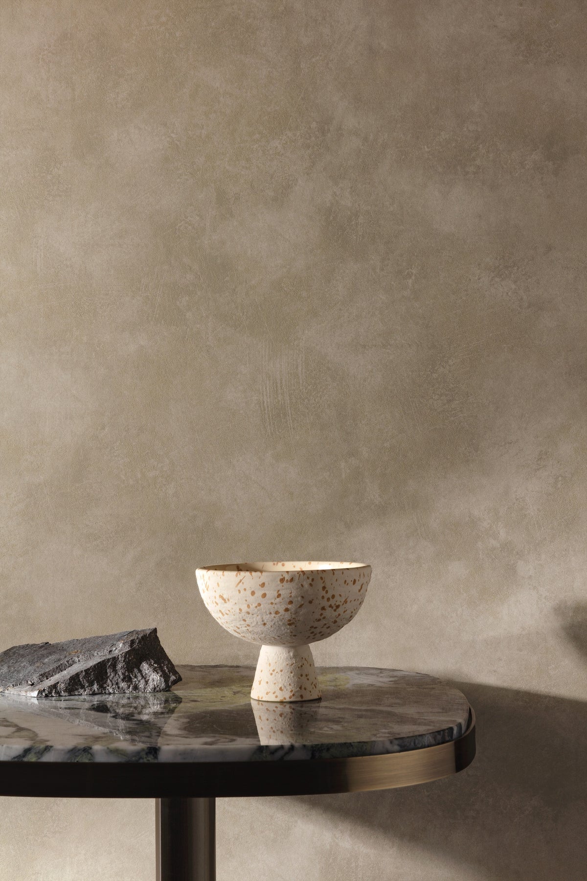 Masureel behang Calce Clay in interieur