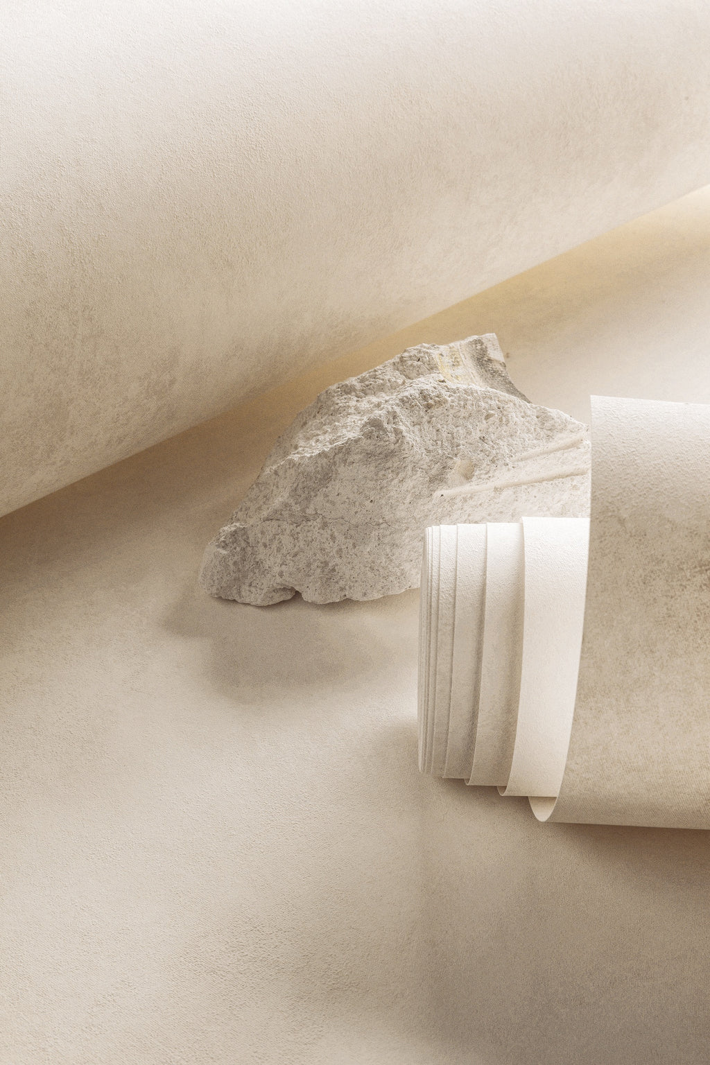 Masureel behang Calce Pumice in interieur
