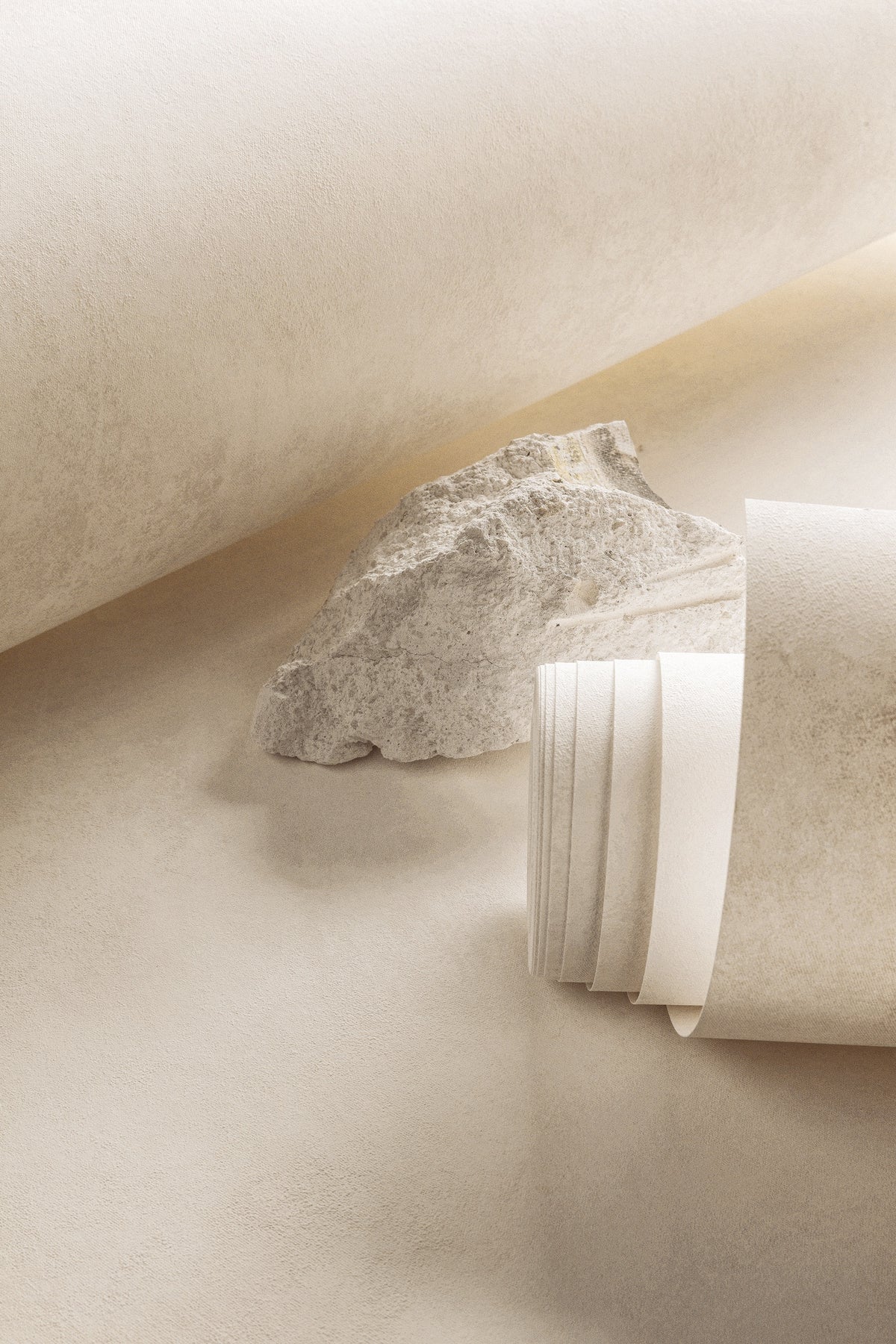 Masureel behang Calce Pumice in interieur