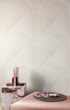 Masureel behang Raggiera Pumice in interieur