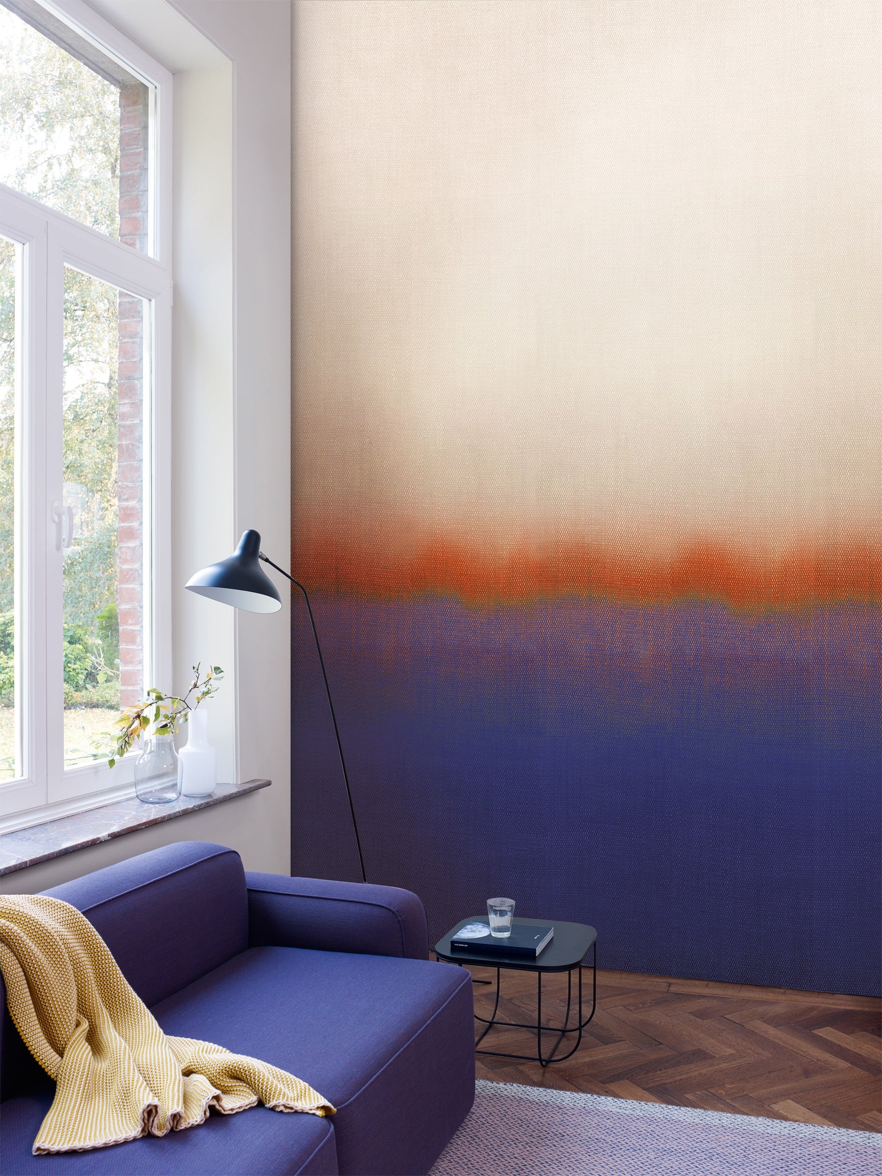 Masureel behang Shady Mandarin in interieur