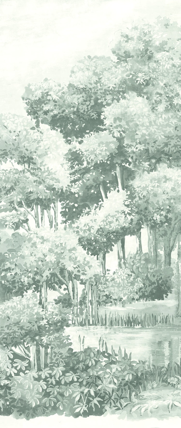 Masureel behang Landscape Crayon