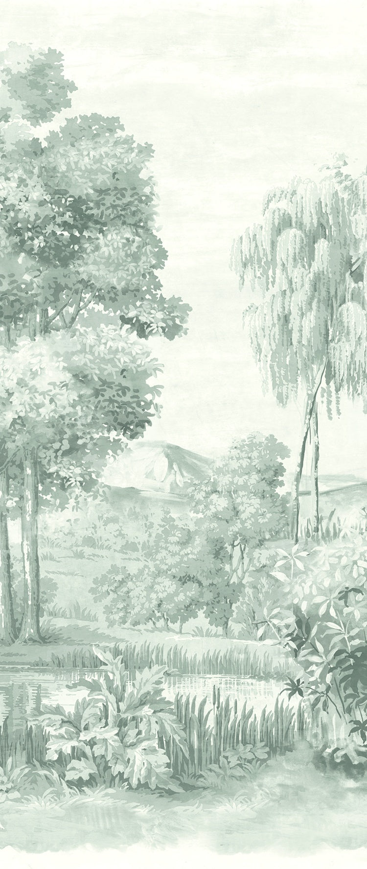 Masureel behang Landscape Crayon