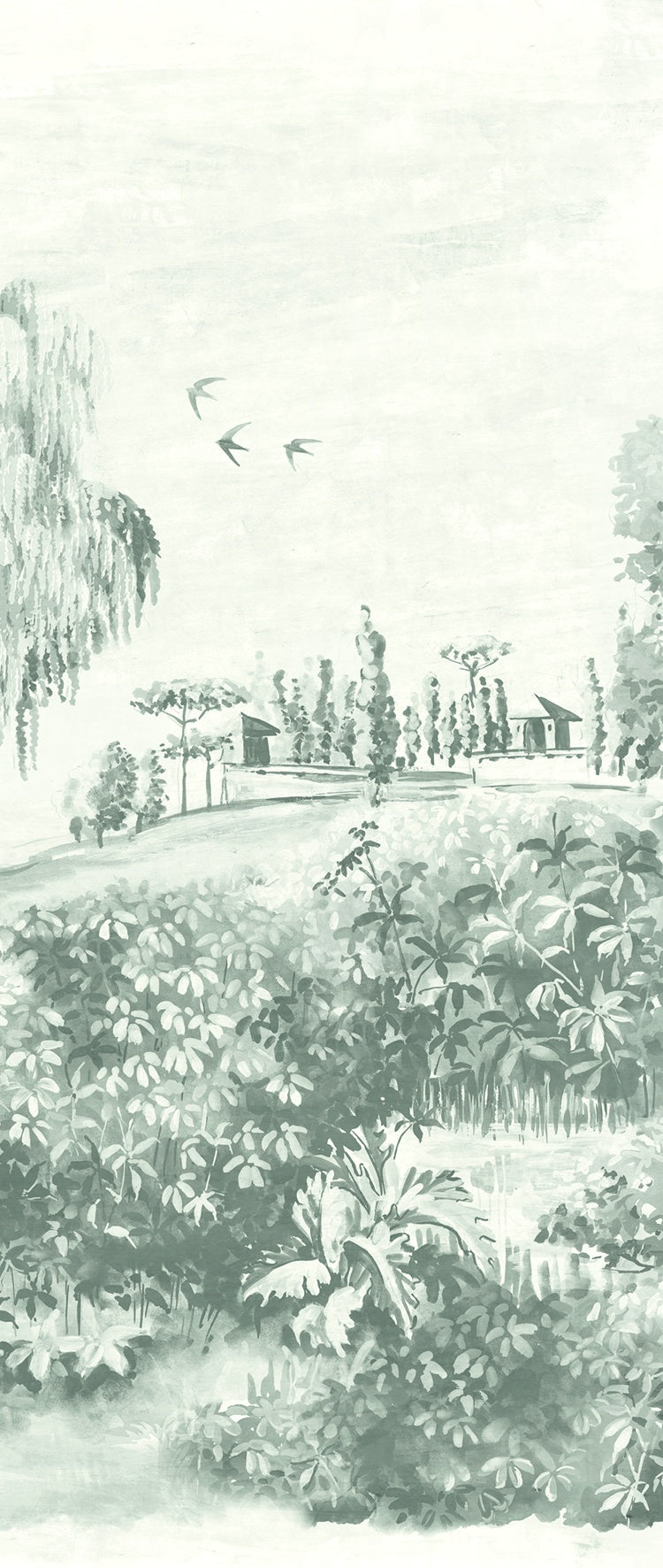 Masureel behang Landscape Crayon