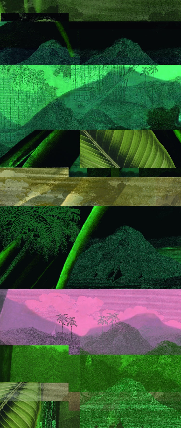 Masureel behang Alocasia Night