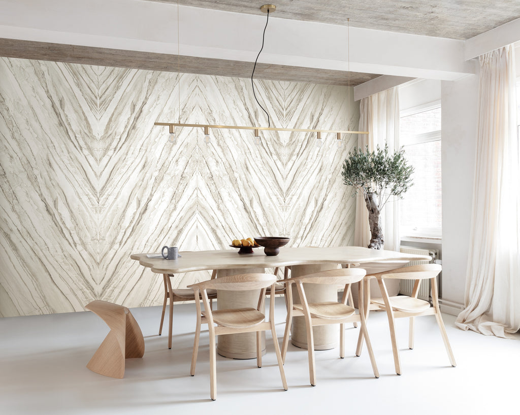 Masureel behang Orobico Chalk in interieur