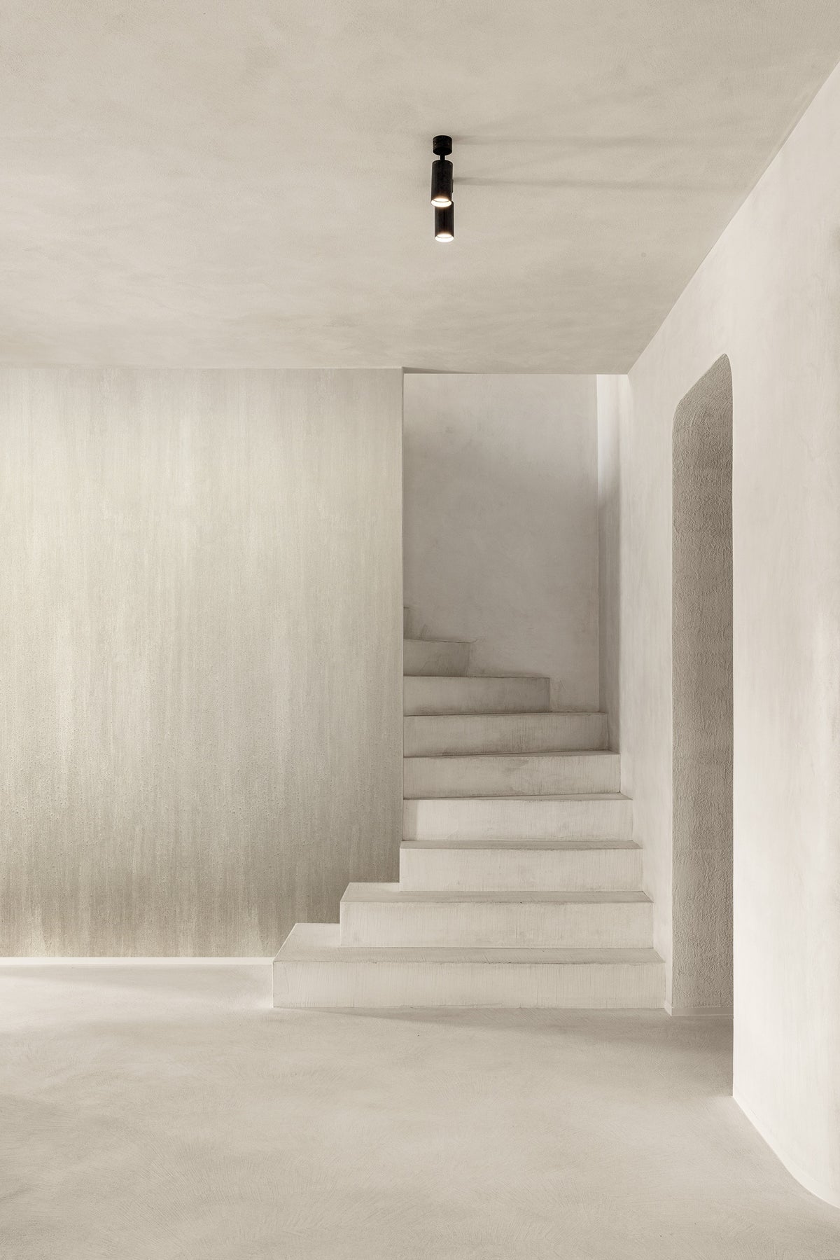 Masureel behang Cinera Chalk in interieur