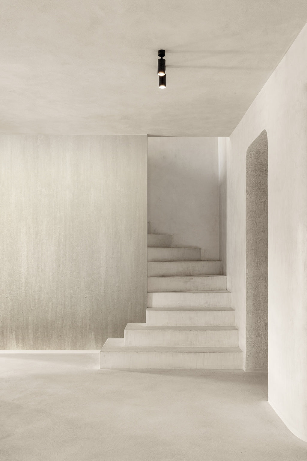 Masureel behang Cinera Chalk in interieur