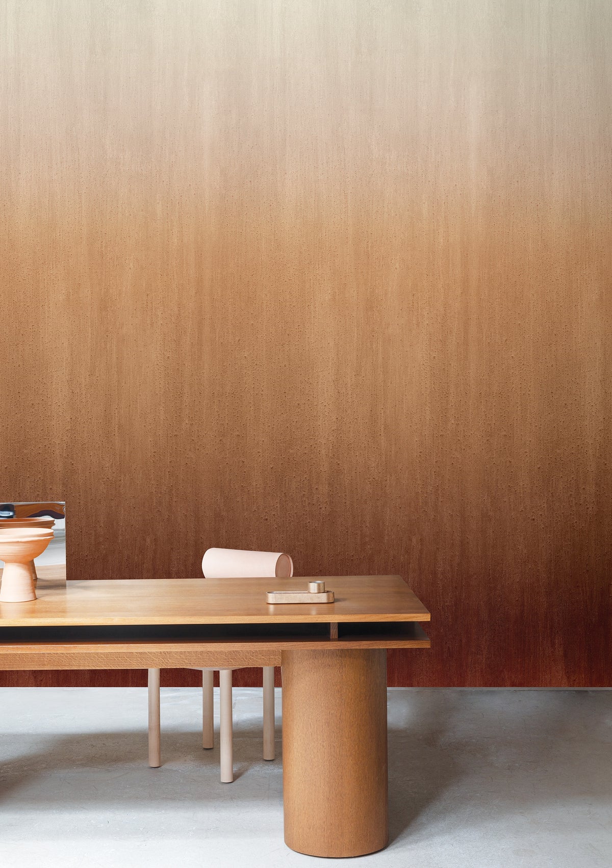Masureel behang Cinera Sienna in interieur