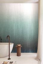 Masureel behang Cinera Teal in interieur