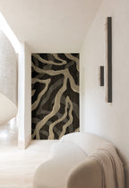 Masureel behang Intarsio Cinder in interieur