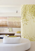 Masureel behang Lapilli Hemp in interieur