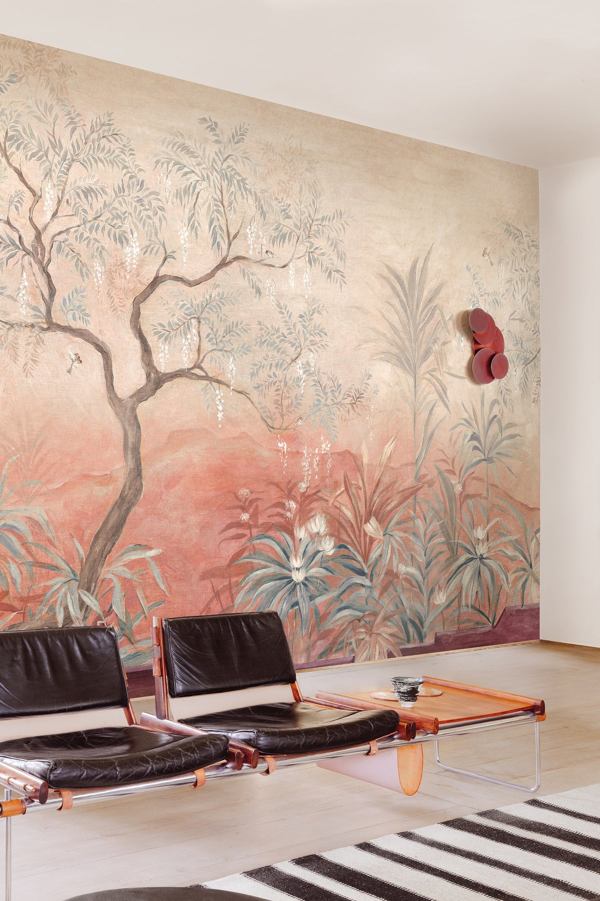 Masureel behang Palmira Spice in interieur