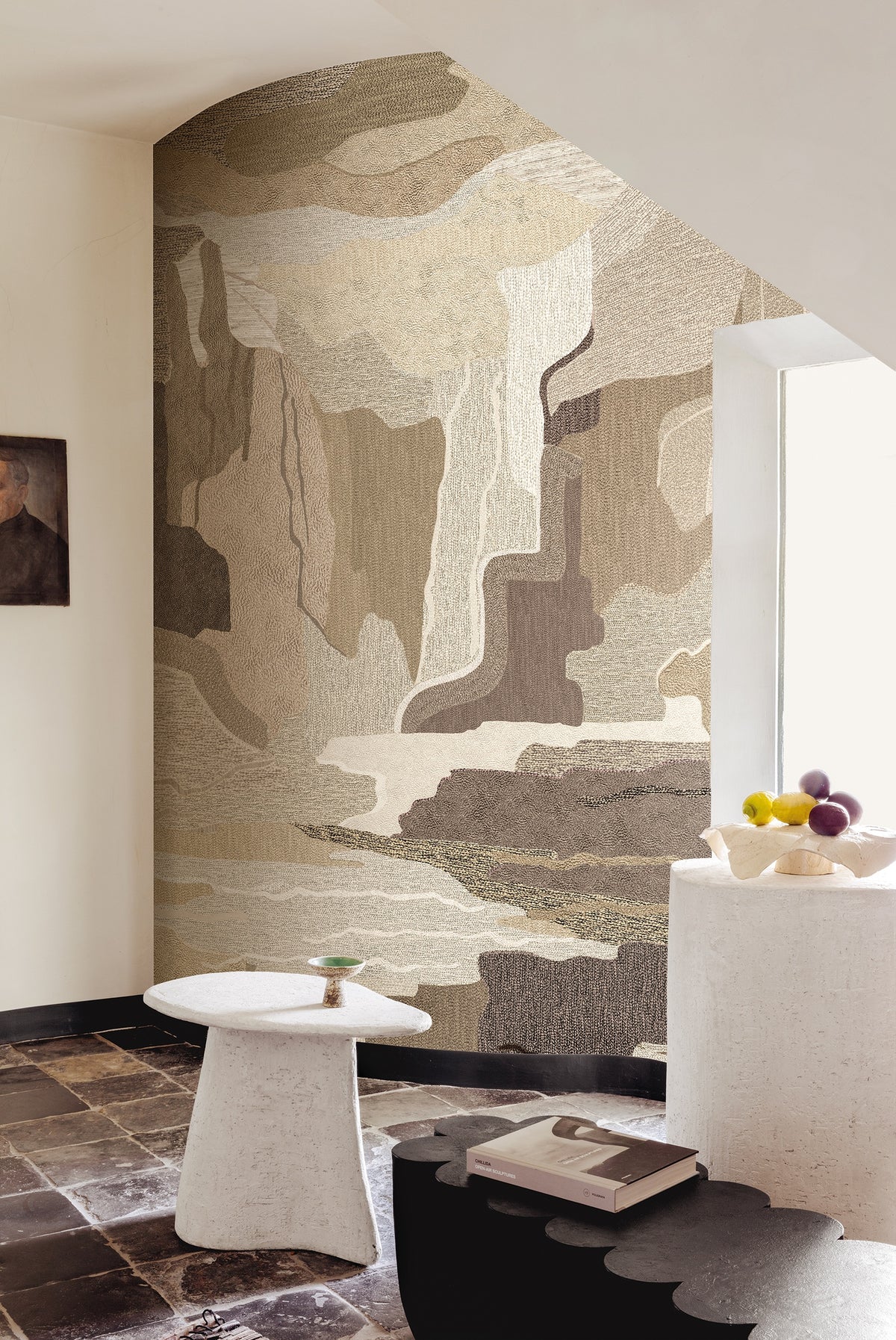 Masureel behang Arazzo Shell in interieur