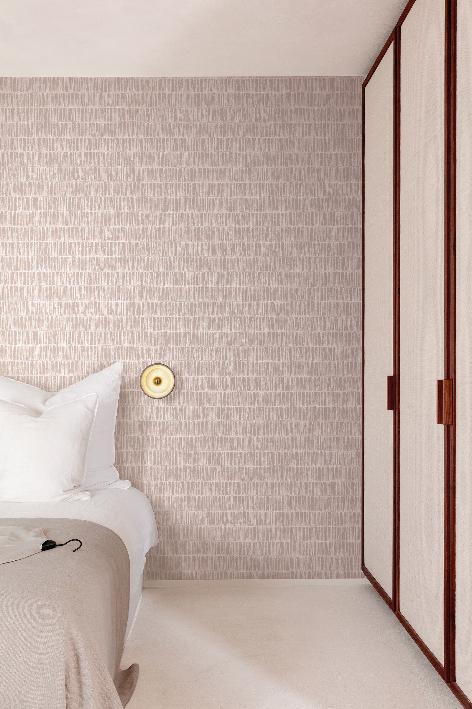 Masureel behang Erosio Shell in interieur