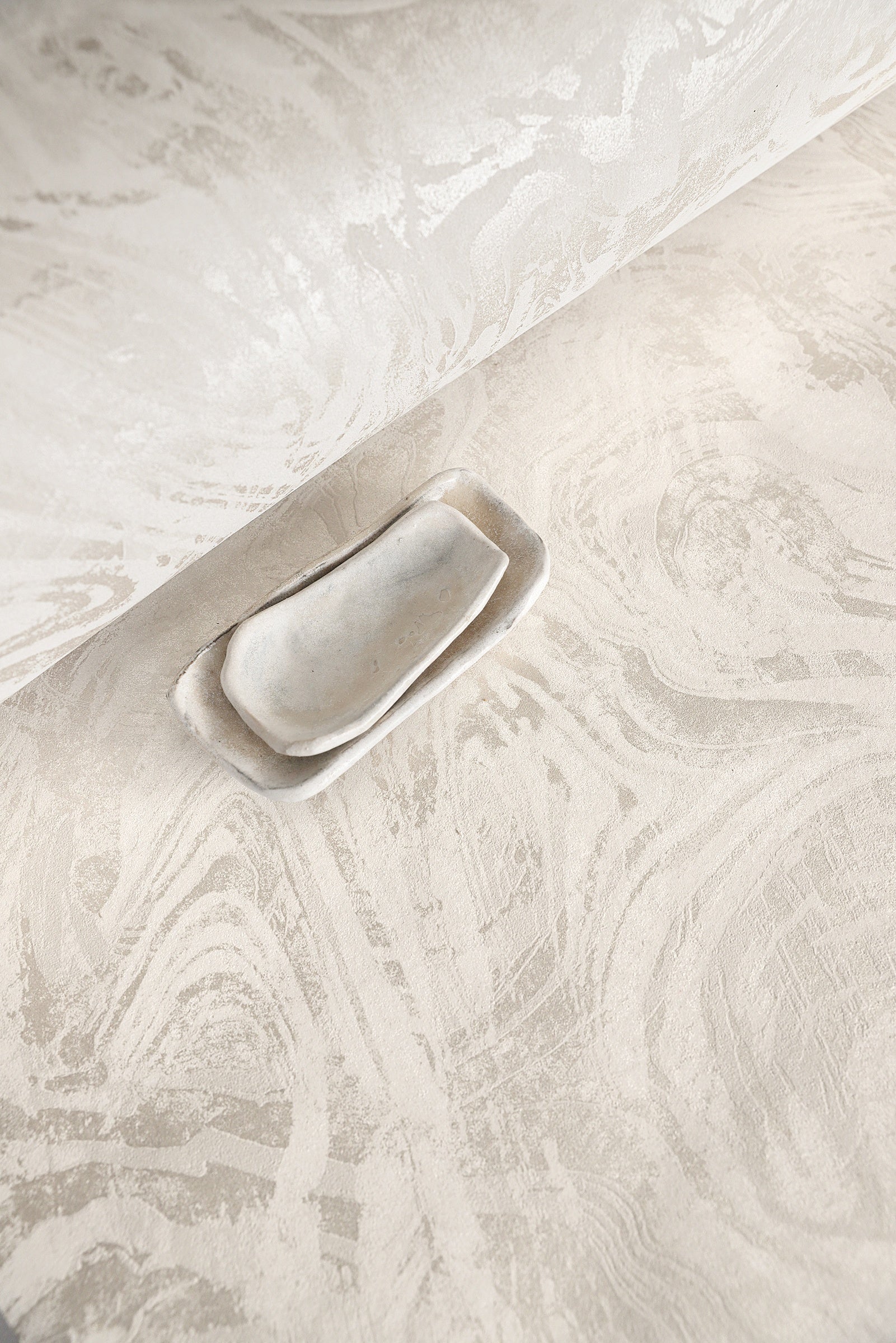 Masureel behang Ebru Moonbeam in interieur