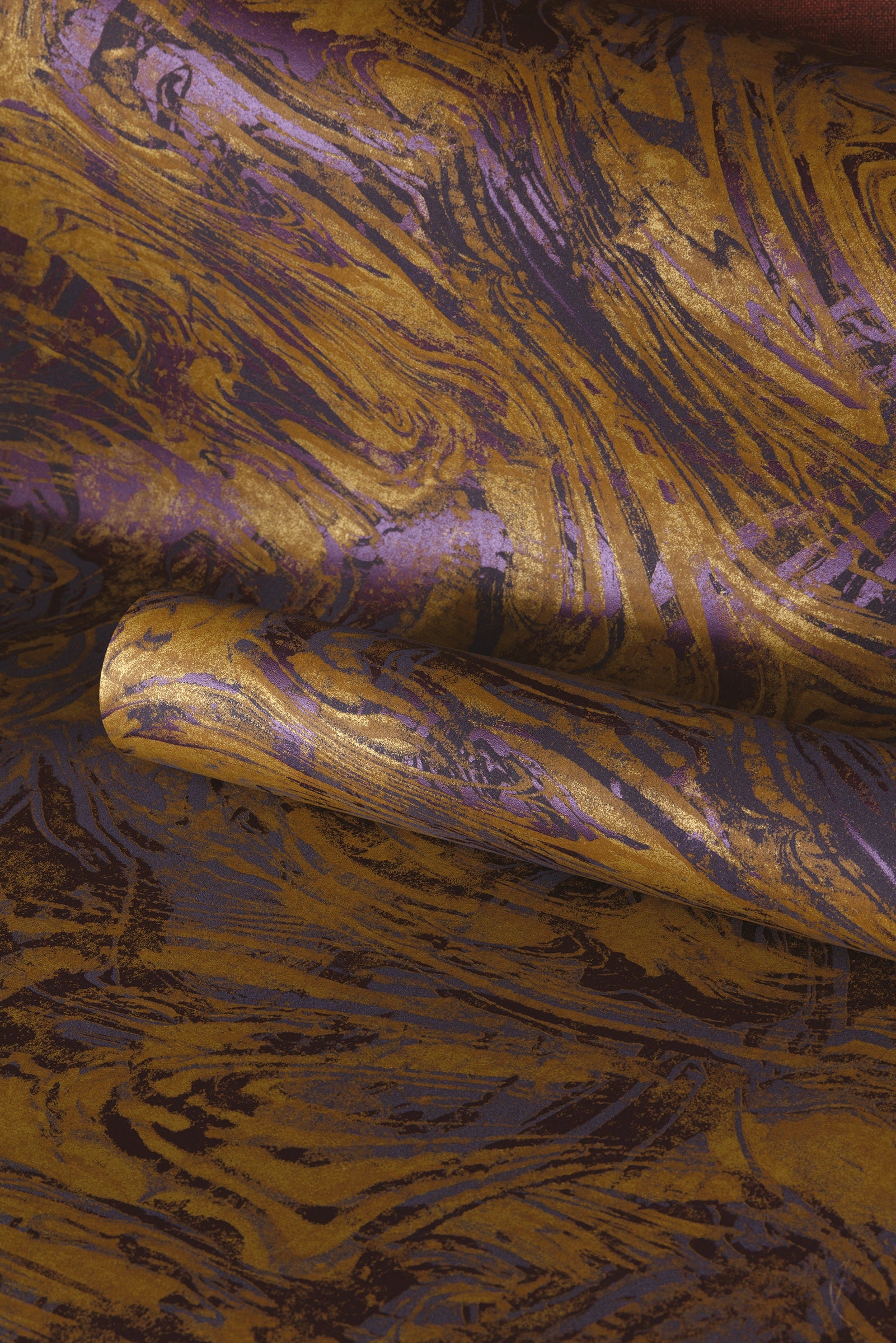 Masureel behang Ebru Astral in interieur